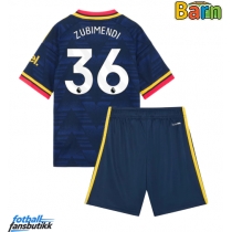 Arsenal Martin Zubimendi #36 Bortedraktsett Barn 2026-27 Kortermet (+ Korte bukser)